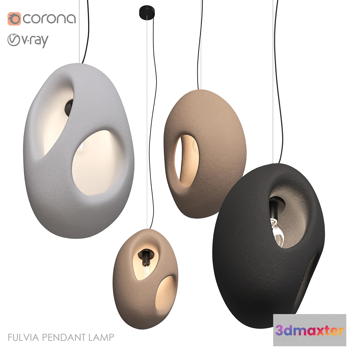 1468670 - Fulvia Pendant Lamp - Drcg Model No 38 3D Max