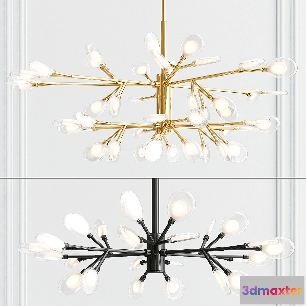 1468684 - LED Acrylic Pendant Light Scandinavian Design 3D Max