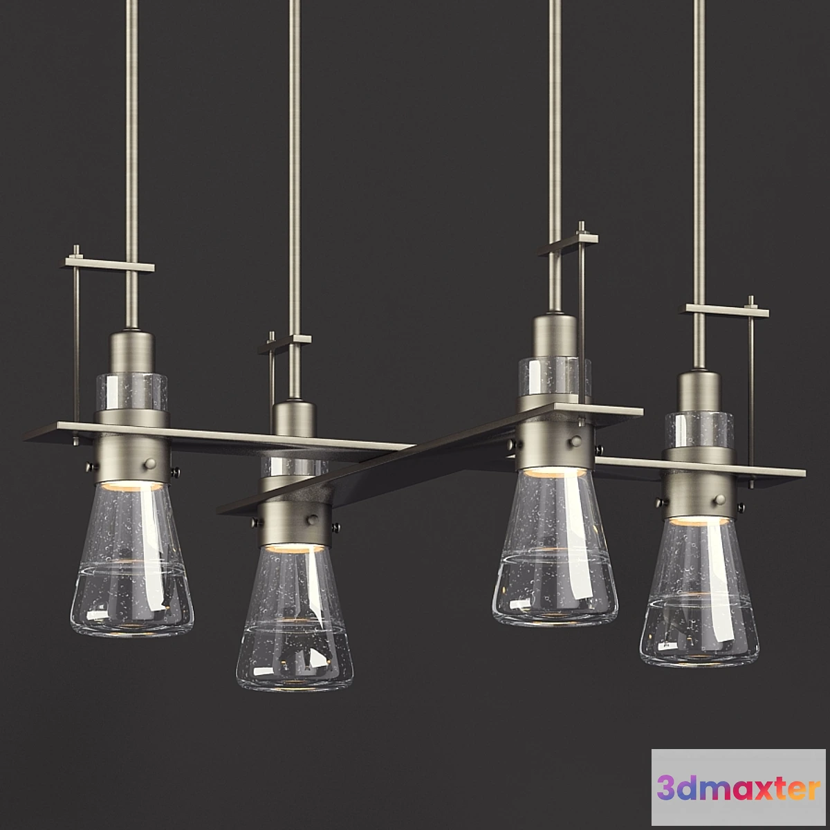 1469014 - Chandelier Hubbardton Forge Erlenmeyer 3D Max
