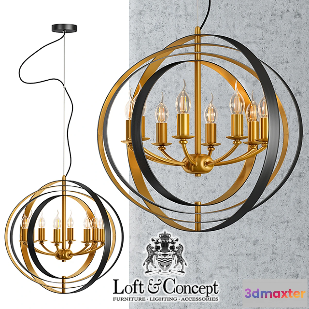 1469056 - Spherium Chandelier chandelier 3D Max