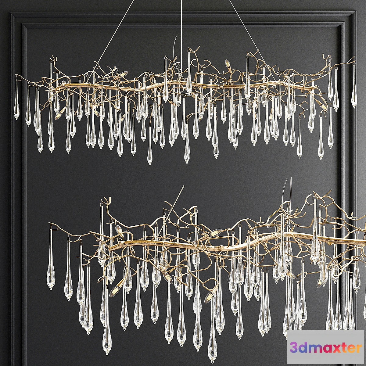 1469508 - Serip Replika Linear Chandelier 3D Max