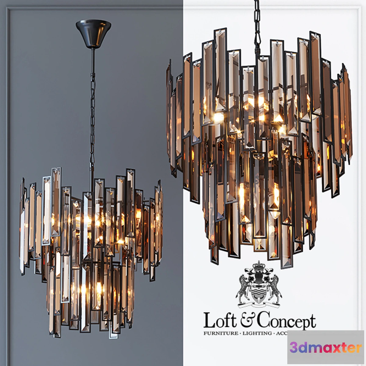 1469824 - Suspension light Darkness Pendant 9 3D Max
