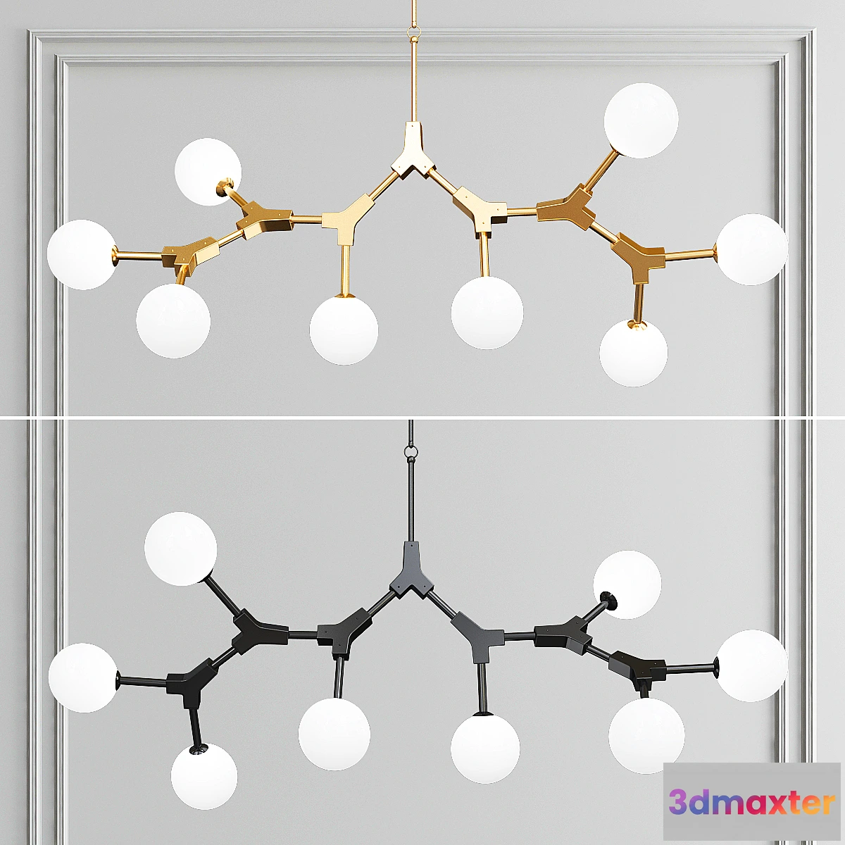 1470120 - Lindsey Modern Luster G4 Led Chandelier 3D Max