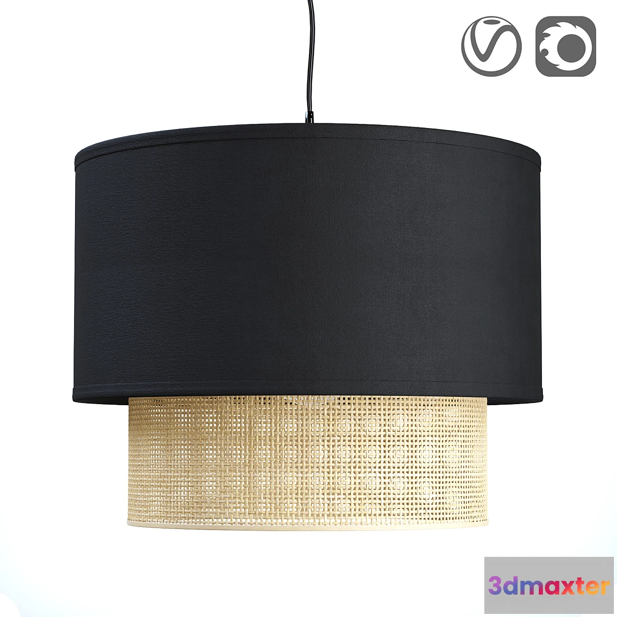 1470748 - Reed hanging lampshade Dolkie 3D Max