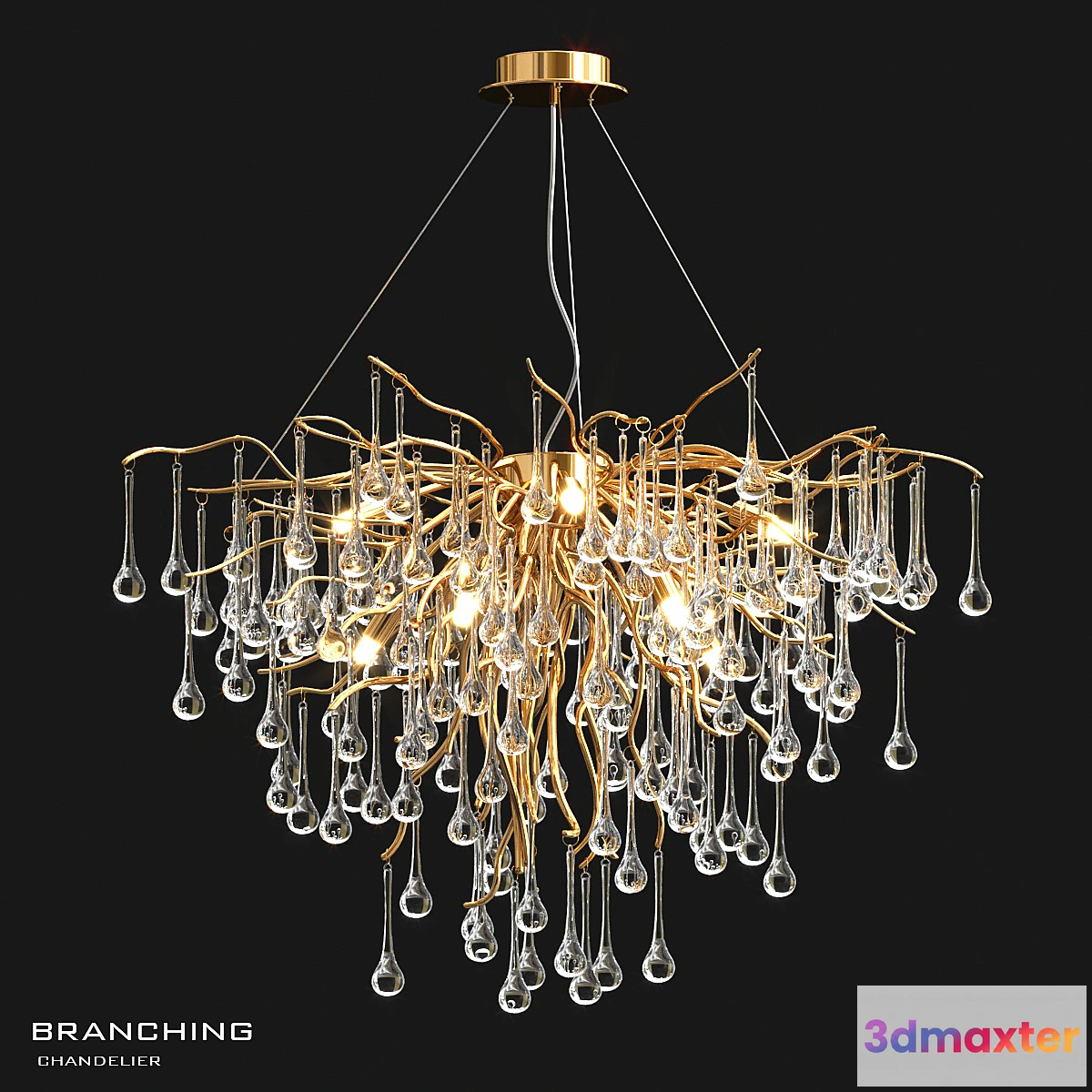 1470936 - MariaN branching chandelier 3D Max