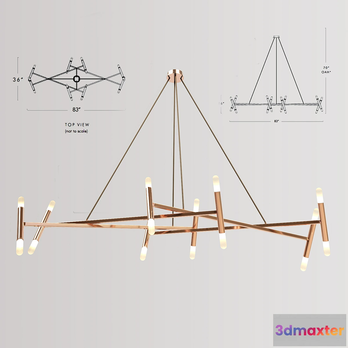 1471294 - Le Diamant Chandelier 3D Max