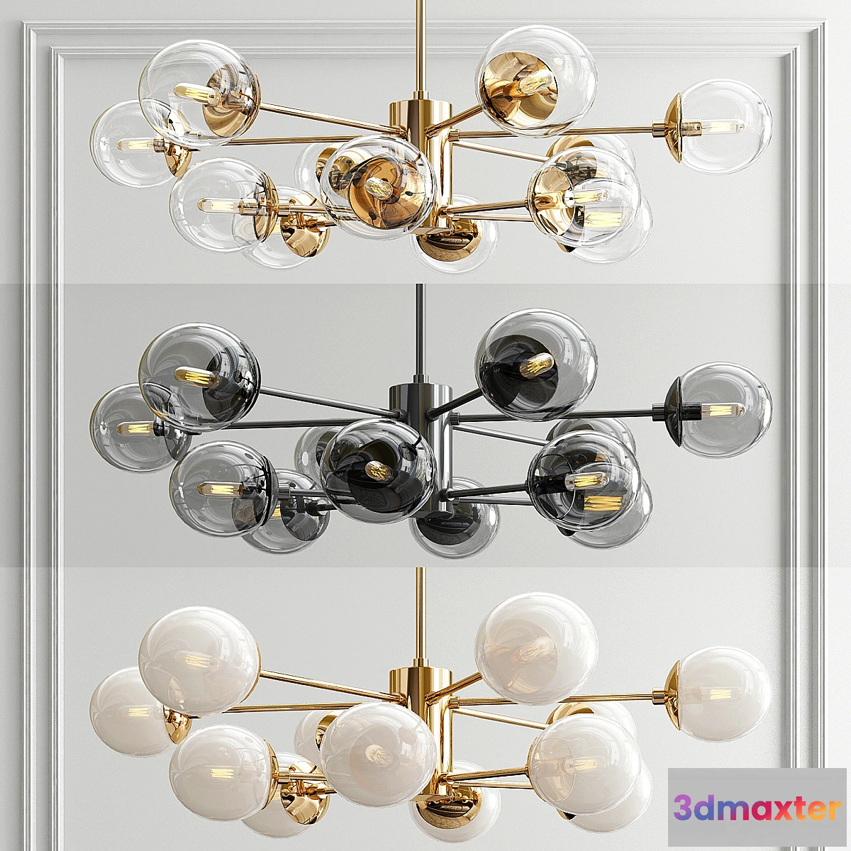 1471470 - Arteriors chandelier 3D Max