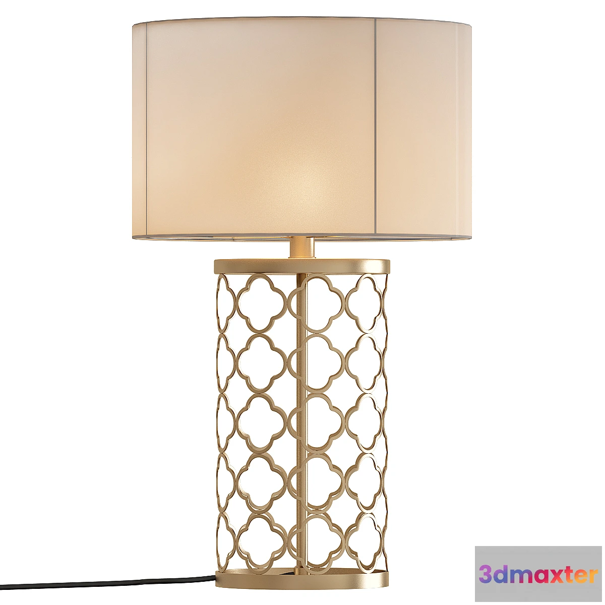 1471634 - Gold Table Lamp Elegant 3D Max