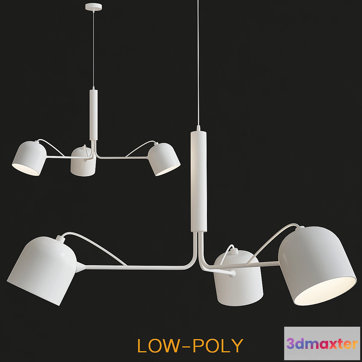 1472026 - Liang pendant lamp metal white 3D Max