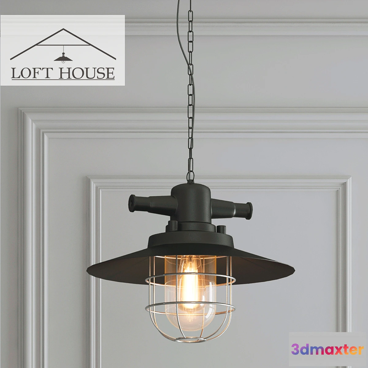 1472040 - Hanging lamp LOFT HOUSE P-189 3D Max