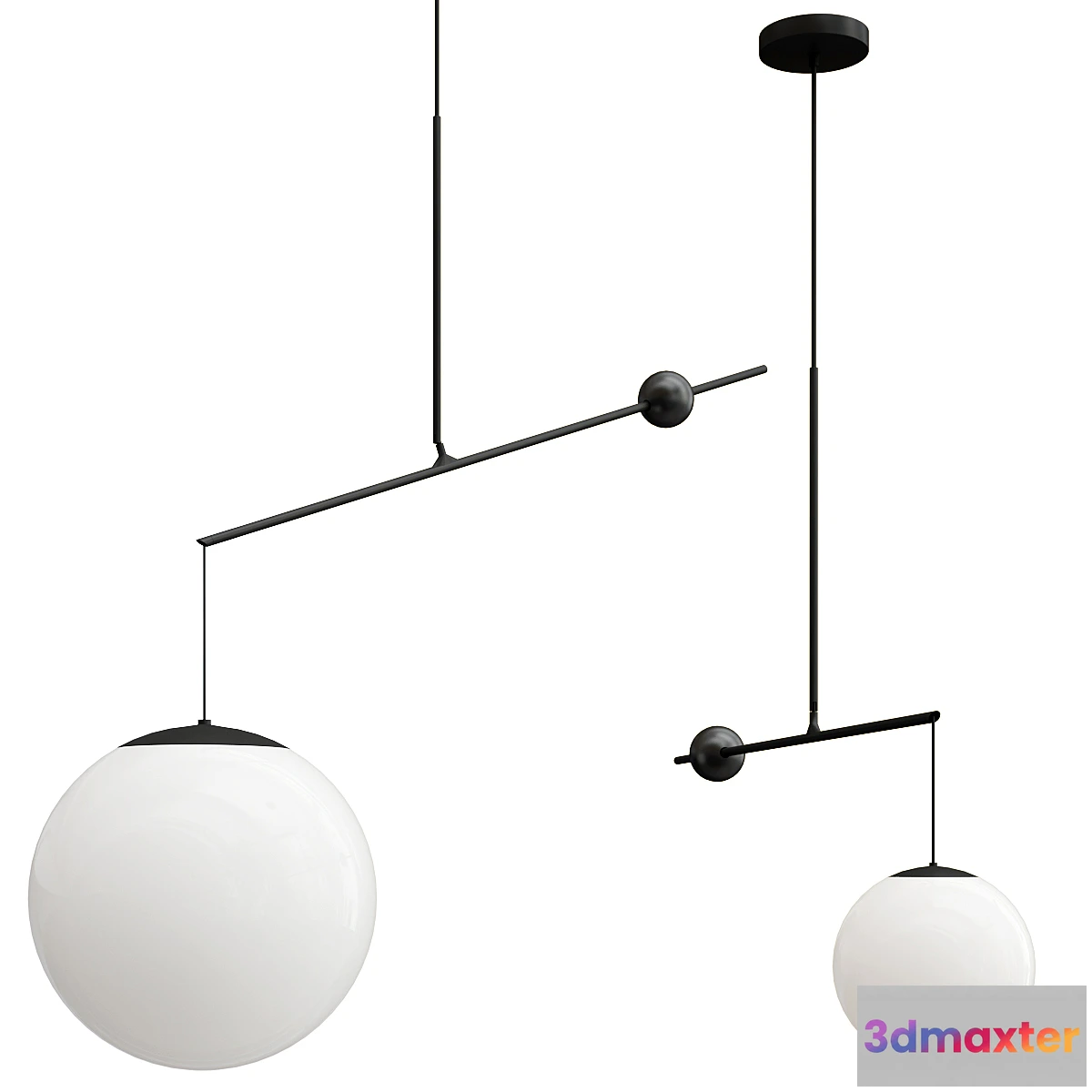 1472072 - MALAMATA Pendant lamp By LUCEPLAN 3D Max