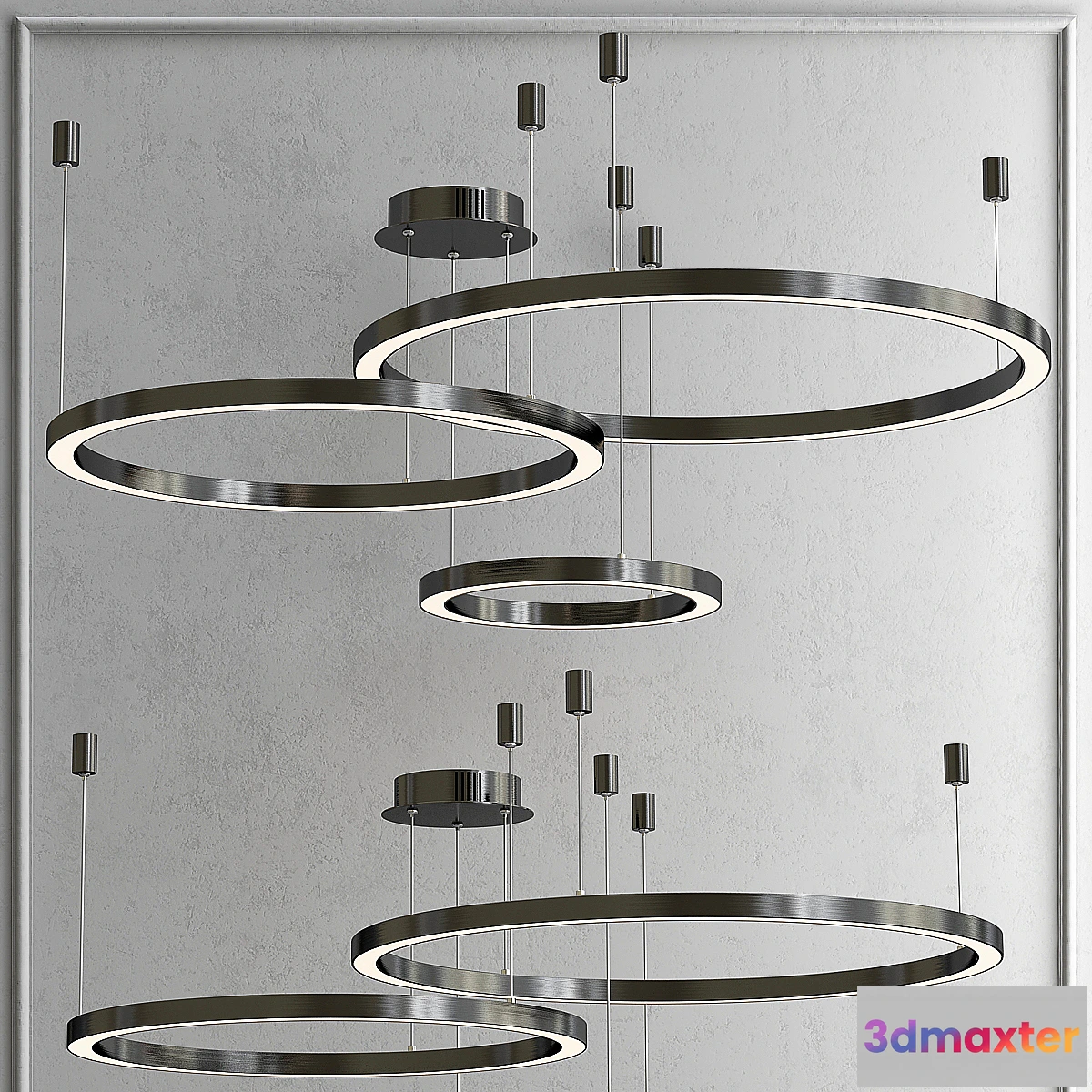 1472080 - Chandelier Mahlu by Cameron Design House Black 3D Max