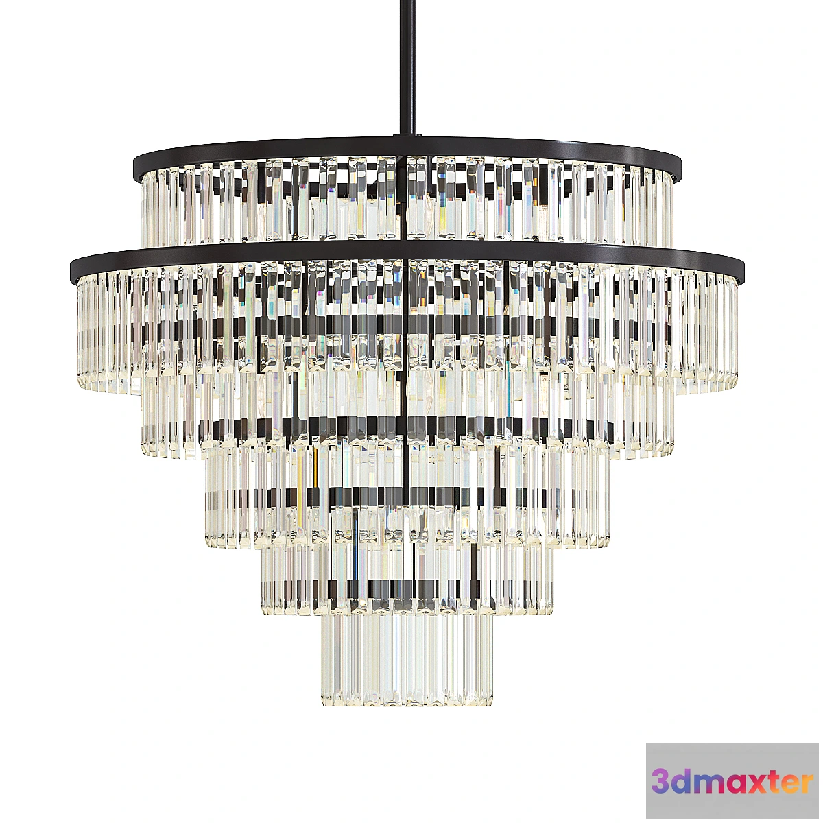 1472436 - Gemma Crystal Round Chandelier 3D Max