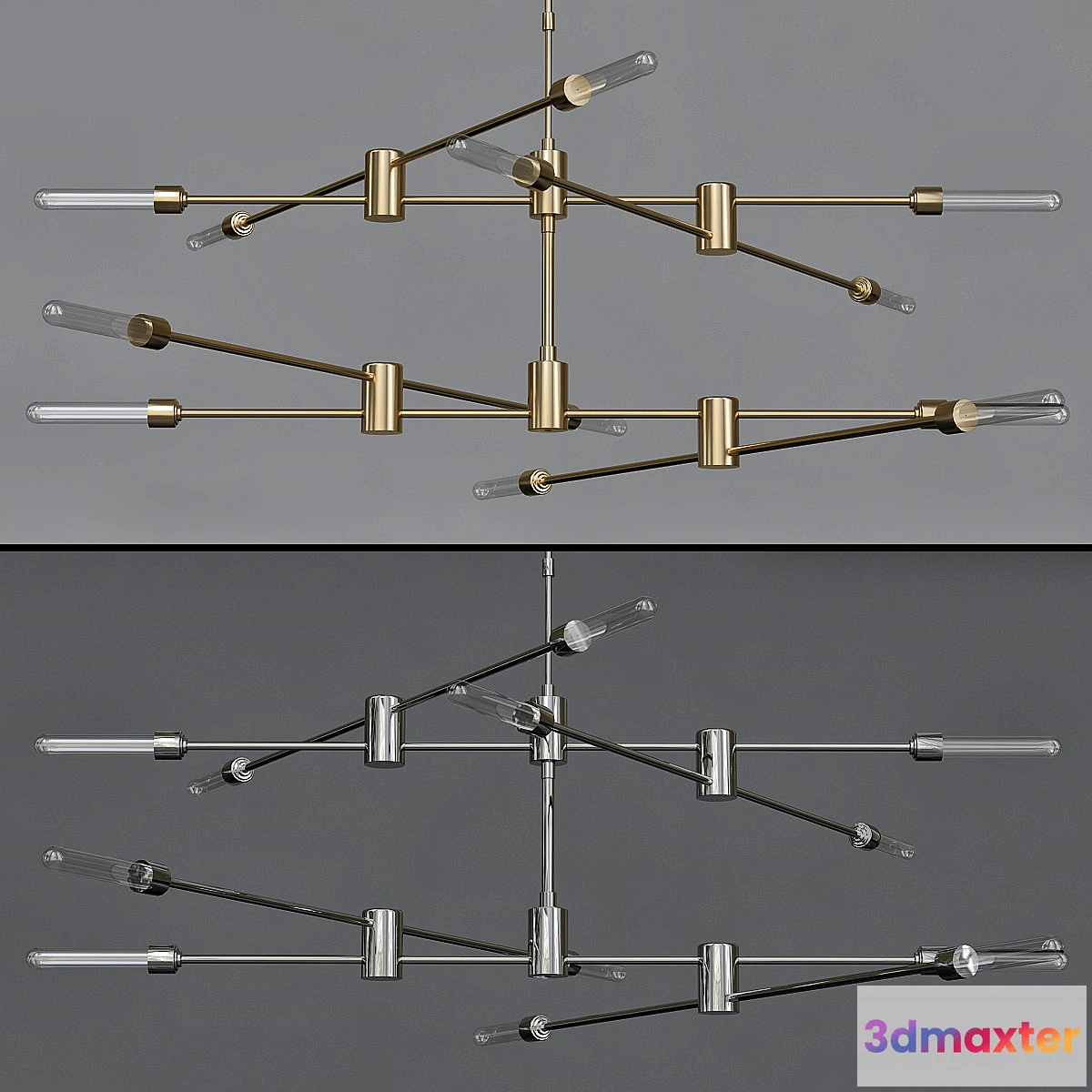 1472486 - Kinetic chandelier collection 3D Max