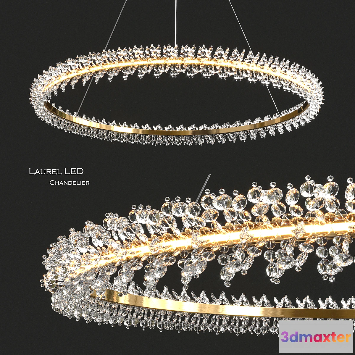 1472810 - Laurel LED Chandelier by Elegant Lighting 3D Max