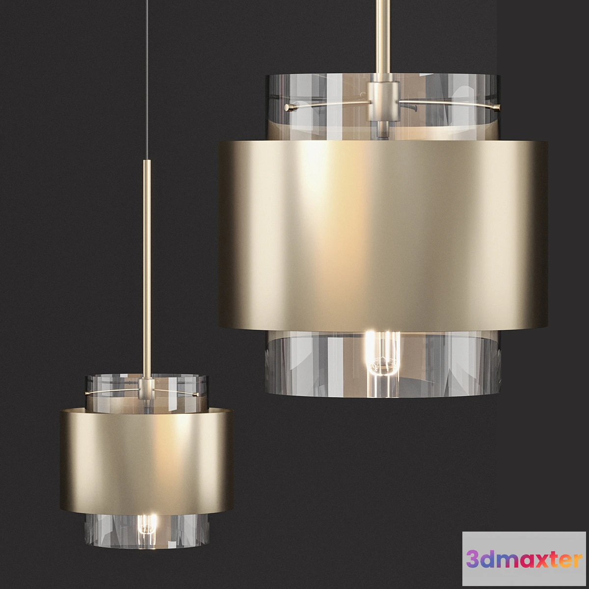 1473128 - Pendant Light 08 - MODA GLASS PENDANT 3D Max