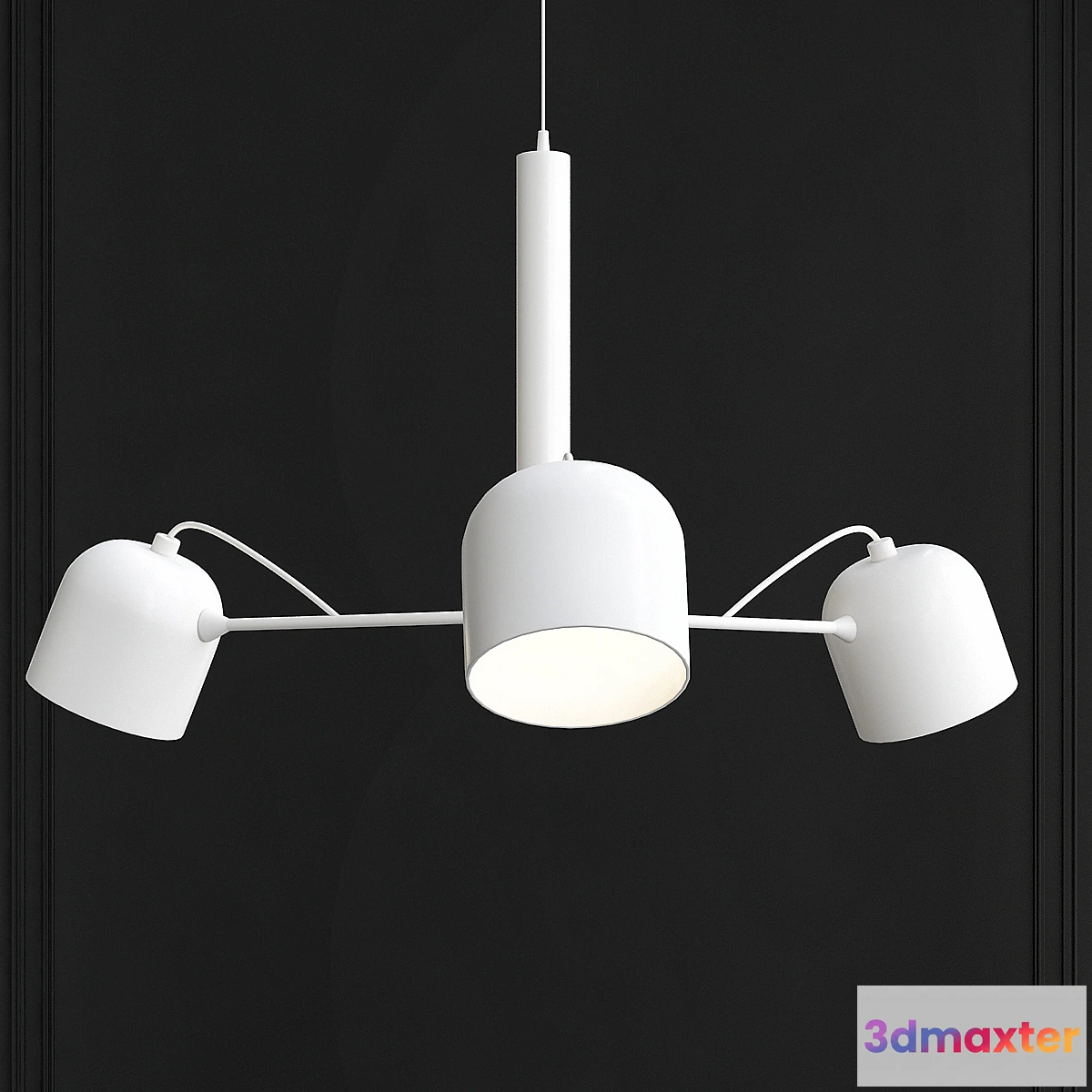 1473244 - Liang pendant lamp metal white 3D Max
