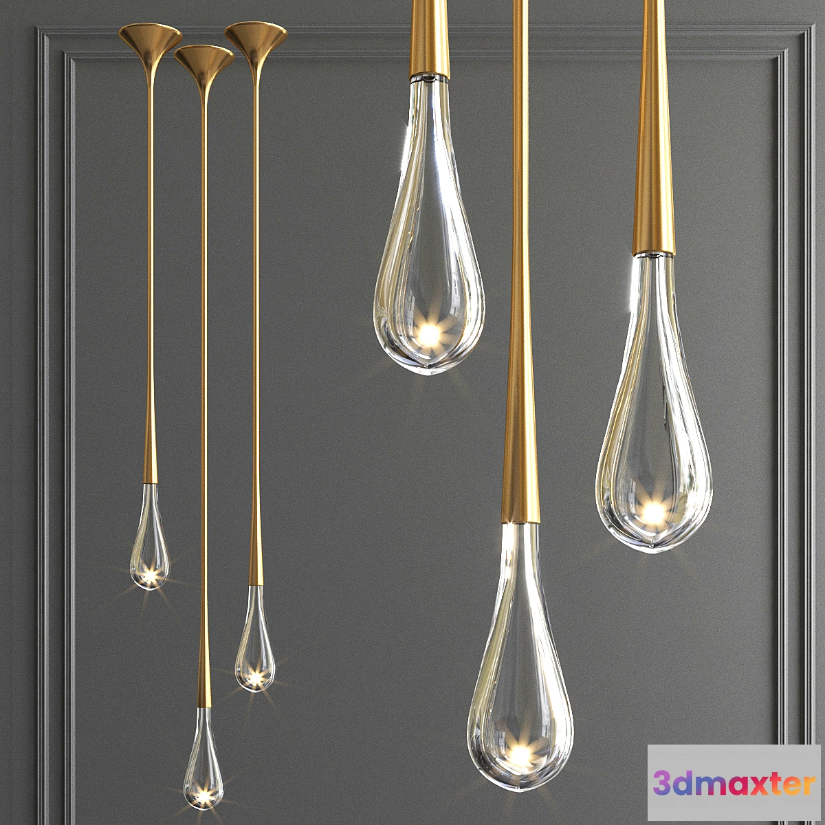 1473390 - DH Liberty Lux Pendant 3D Max