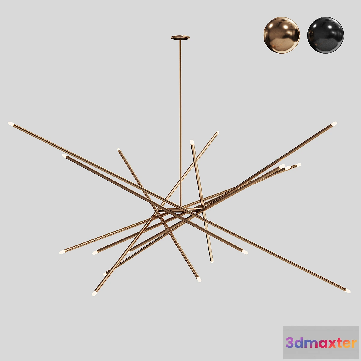 1473440 - 019 barco lumidora chandelier 3D Max