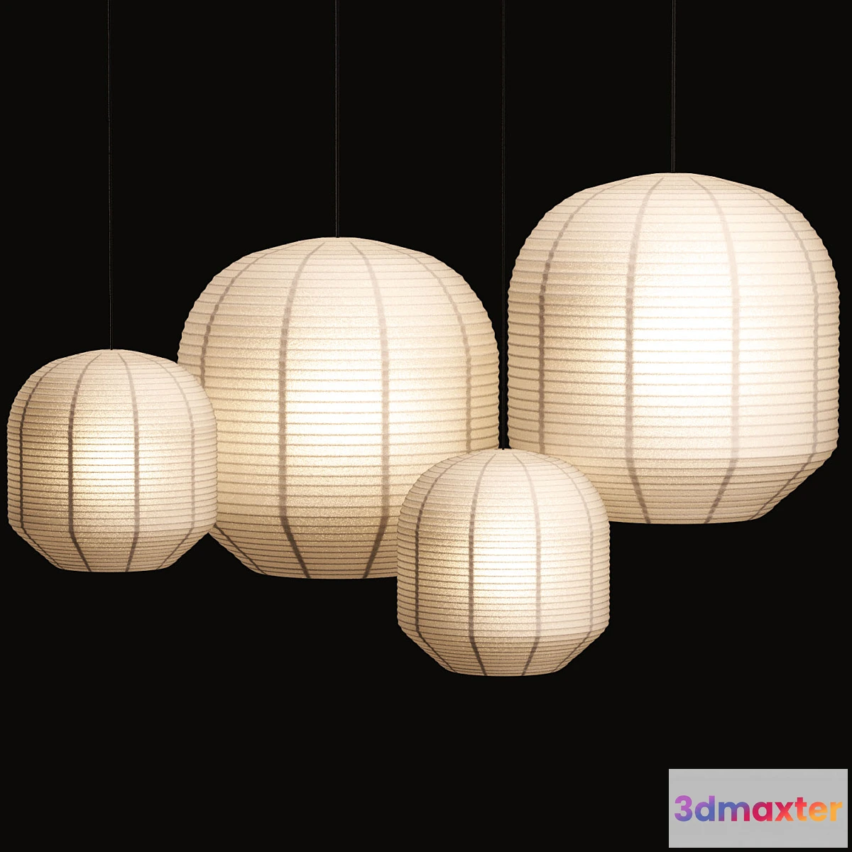 1473556 - Paper lanterns Hotaru Buoy 3D Max