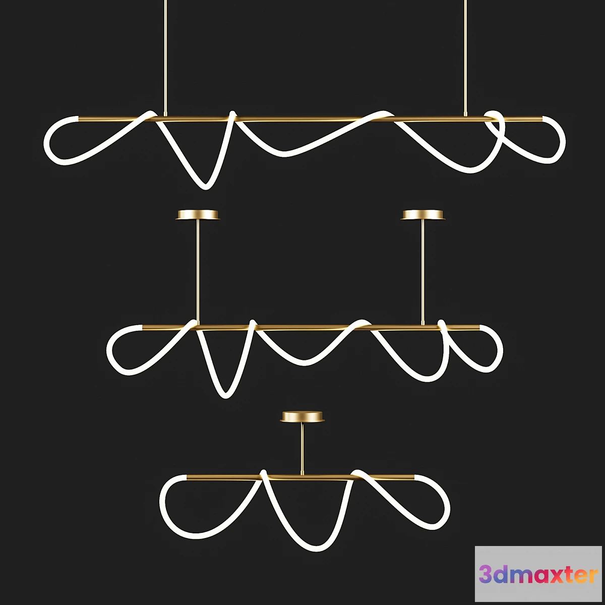 1473808 - Pendant lamp Lampatron GLORIFY L 3D Max