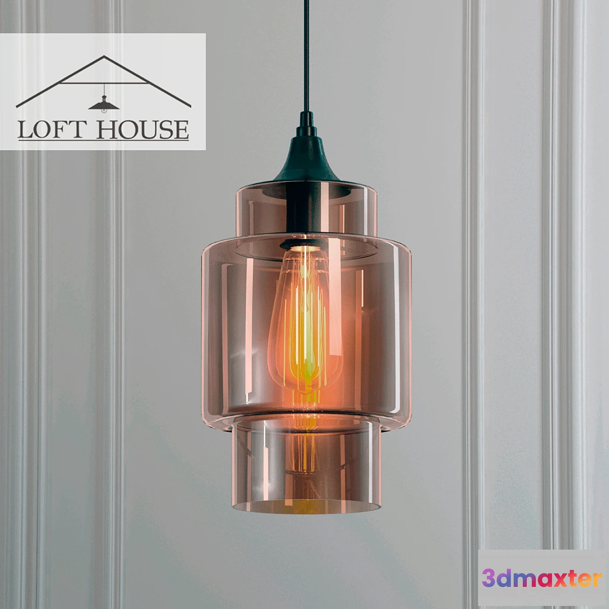 1474074 - Hanging lamp LOFT HOUSE P-158 3D Max