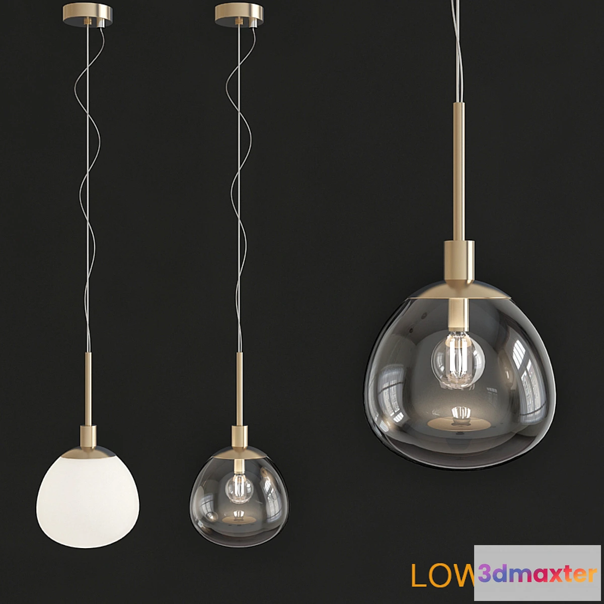 1474144 - Suspension Light Erich Maytoni Modern 3D Max