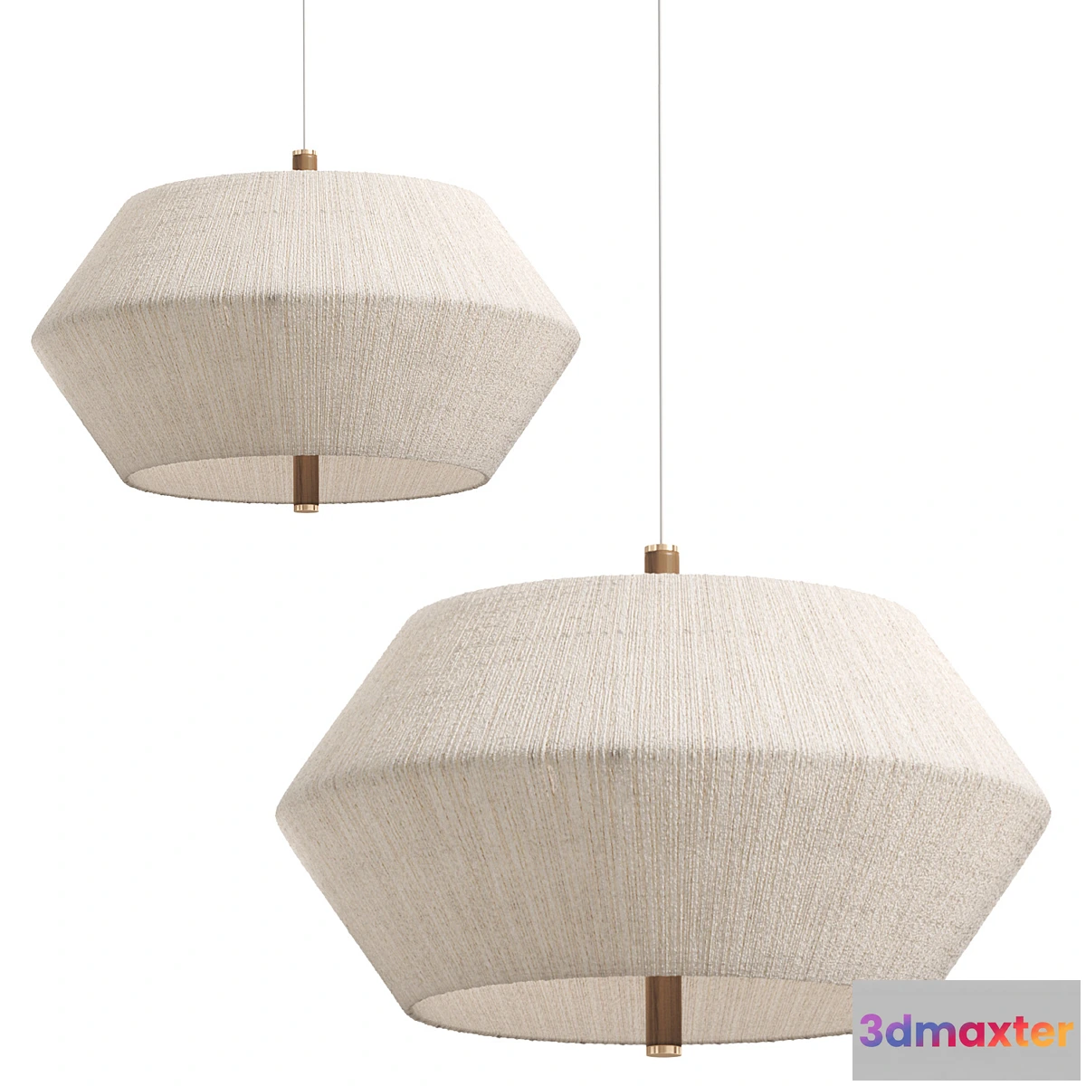 1474156 - TOTORA OAK PENDANT LIGHT 3D Max