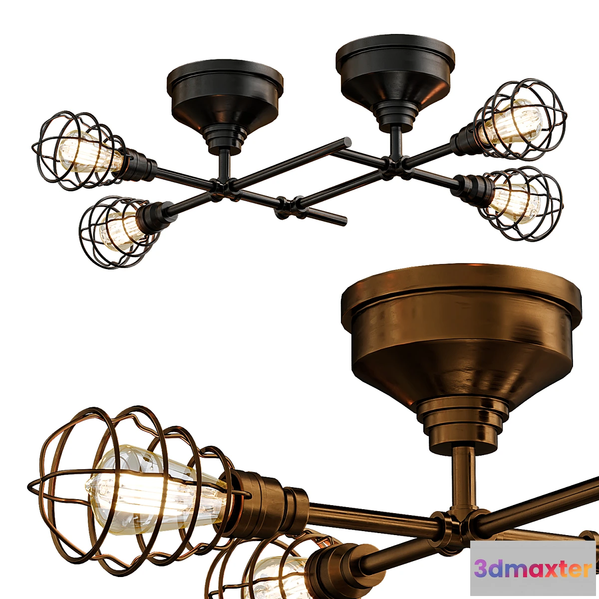 1474384 - Brass wire cage 3D Max