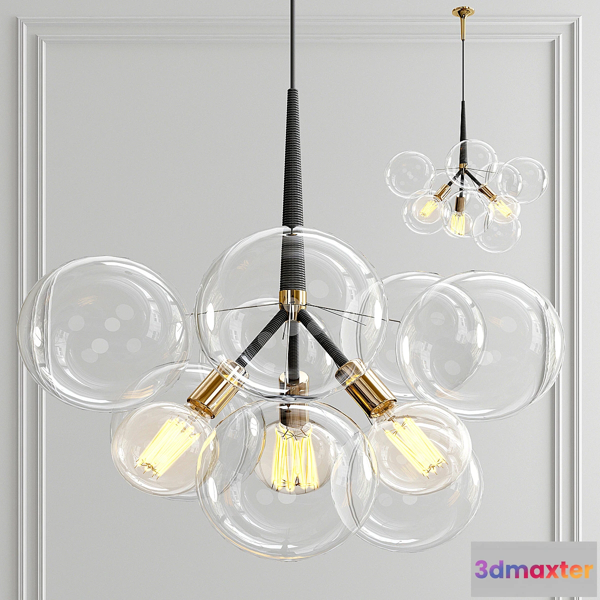 1474524 - Bubble Chandelier by PELLE 3D Max
