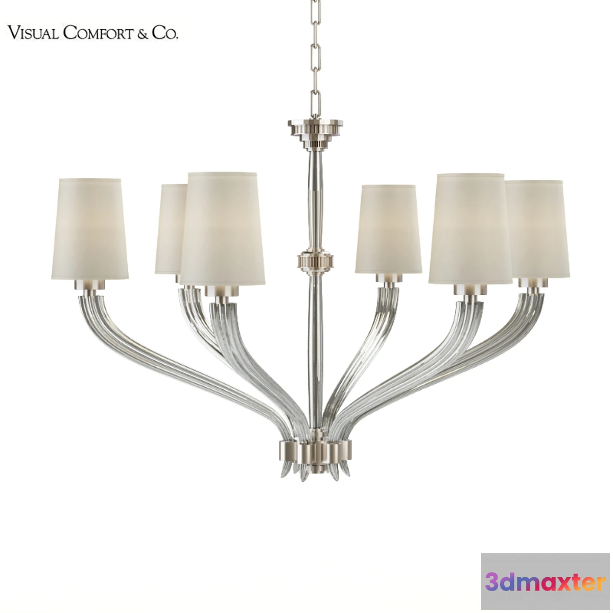 1474728 - Visual Comfort EF Chapman Ruhlmann CHC2462PN-NP Chandelier 3D Max