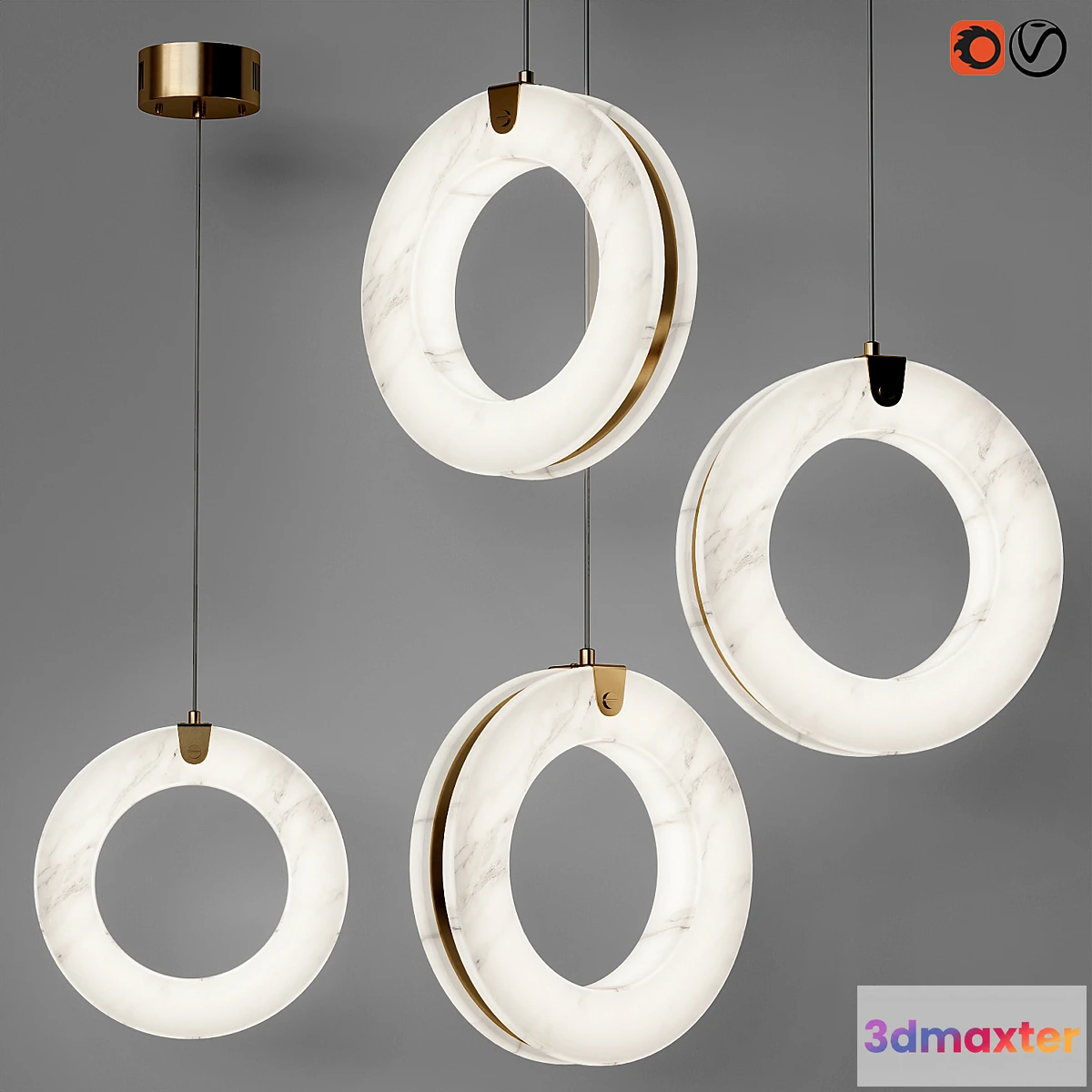 1475338 - Ringova pendant lamp 3D Max