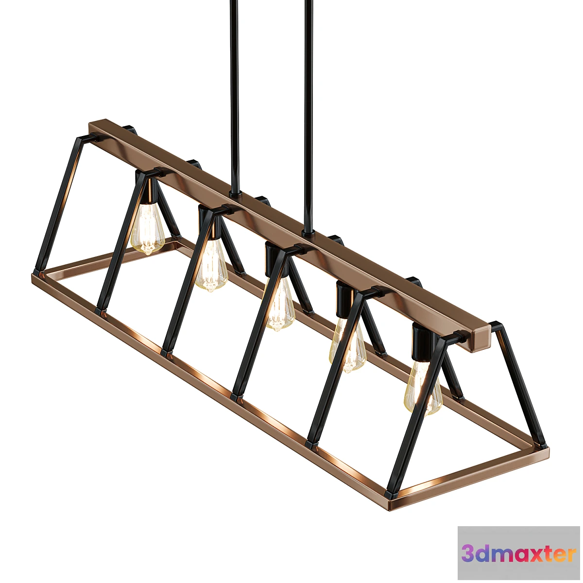 1475424 - Open Frame Island Chandelier 3D Max