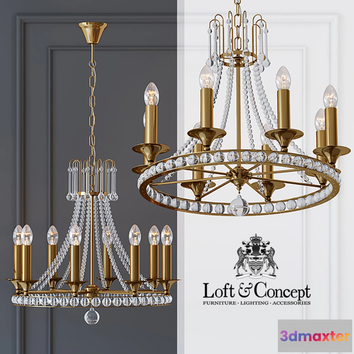 1475790 - Chandelier Candelia Chandelier 3D Max