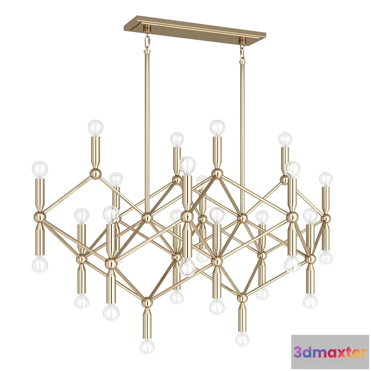 1475976 - Chandelier Robert Abbey Z399 3D Max