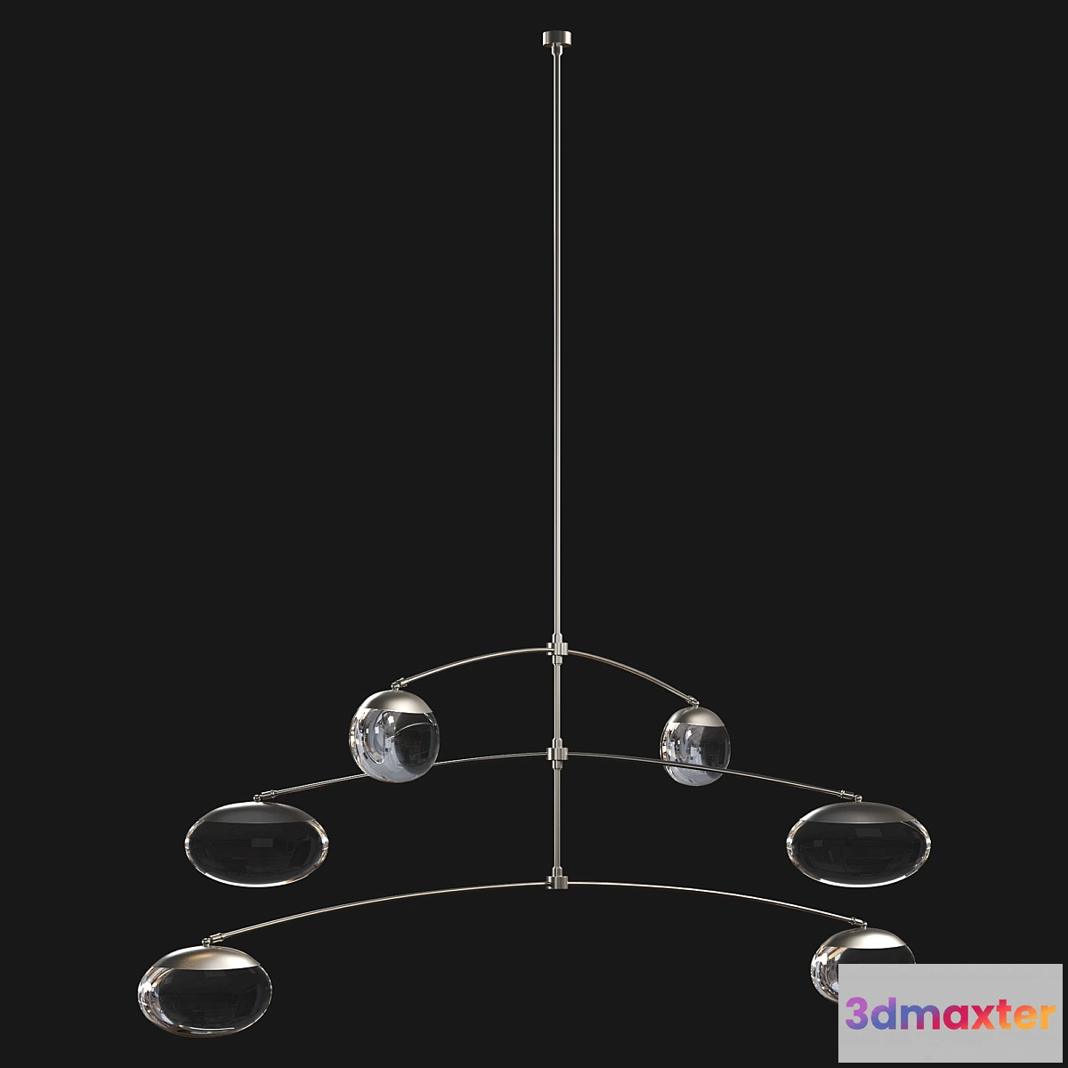 1476102 - Gaia Pendant Multi-Tier 3D Max