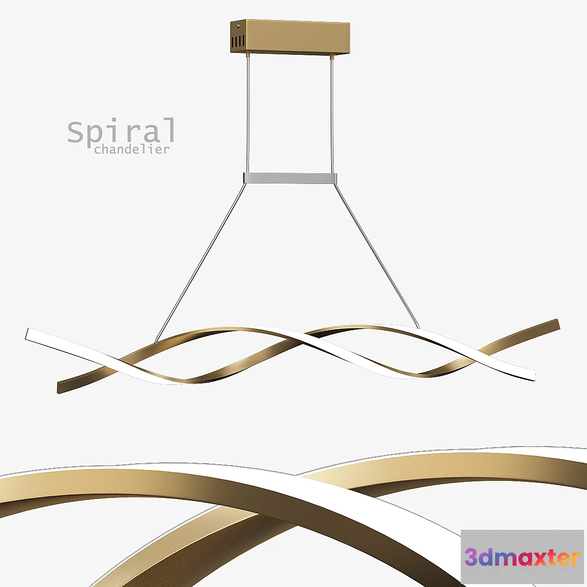 1476438 - Spiral Chandelier 3D Max