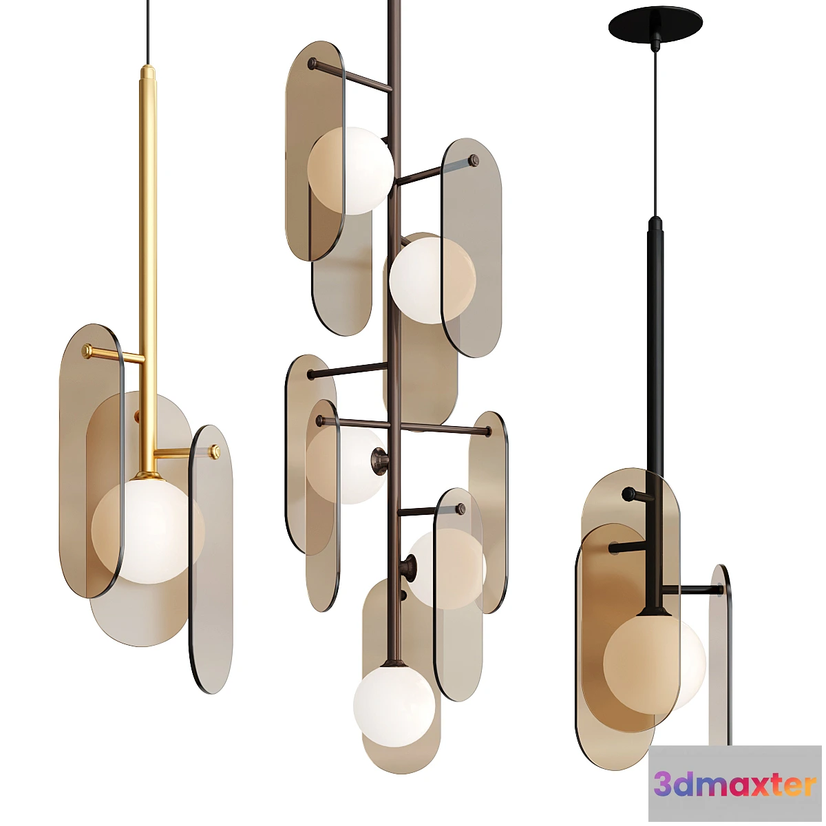 1476544 - MEGALITH pendant lamp 3D Max