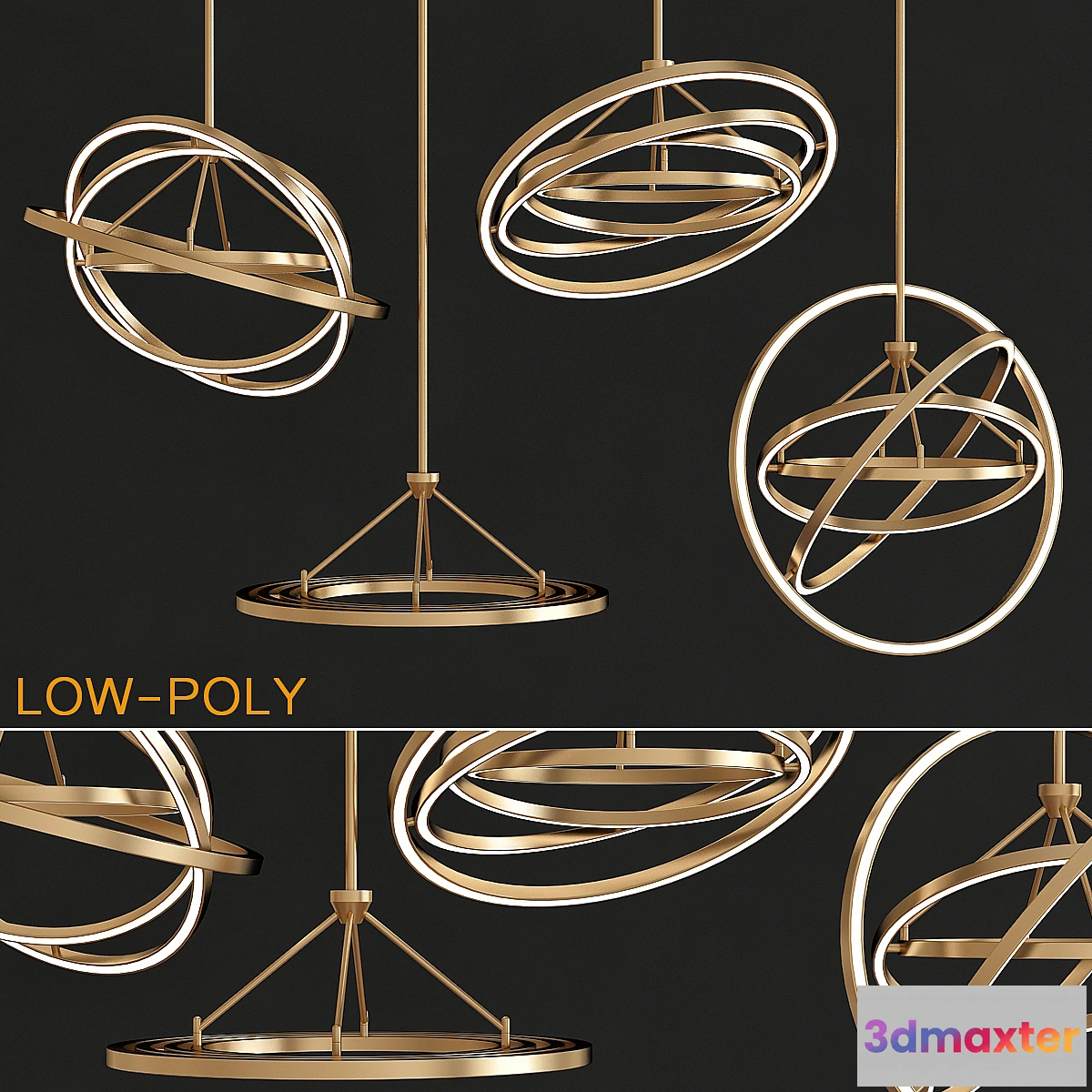 1476738 - Lanterns & chandeliers - Lighting - Collection - Eichholtz 3D Max