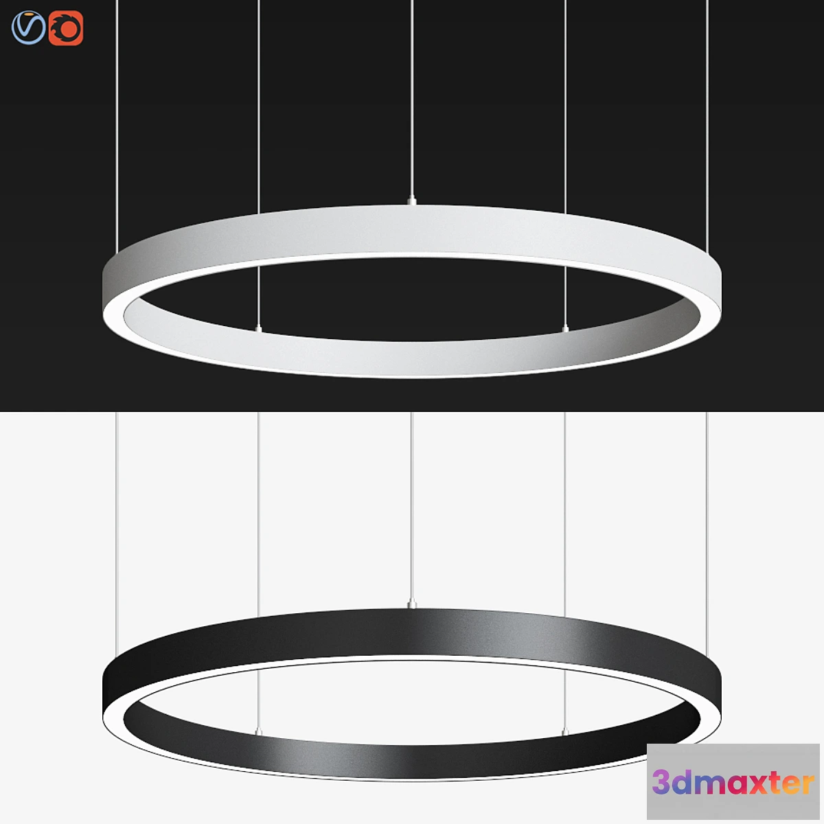 1477016 - Glorious Led Pendant Lamp Orbit 3D Max