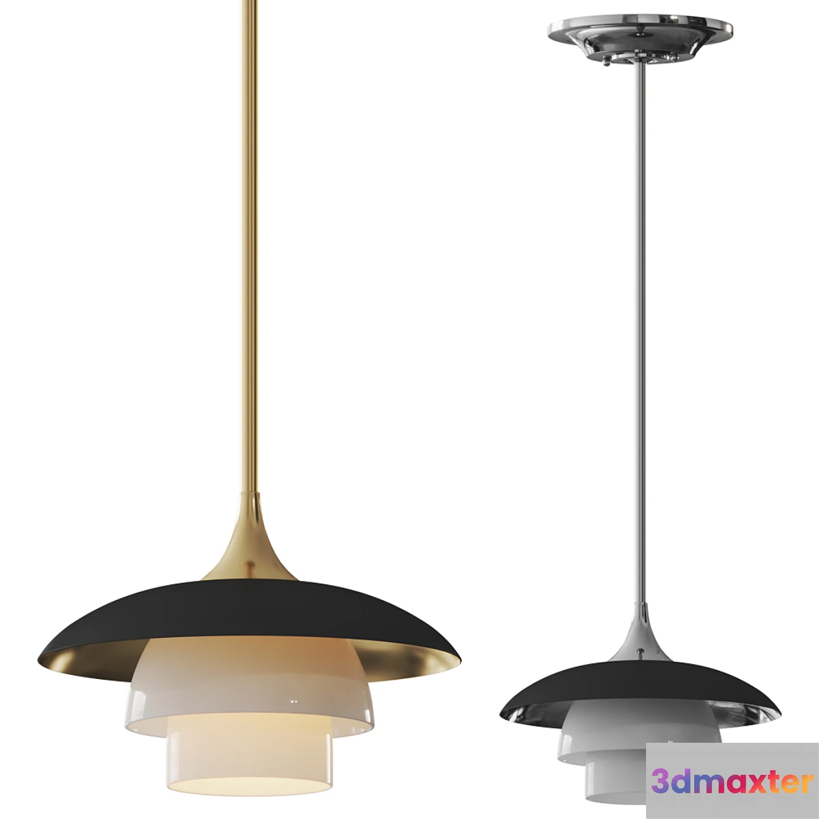 1477136 - Hudson Valley Lighting - Barron Pendant 3D Max