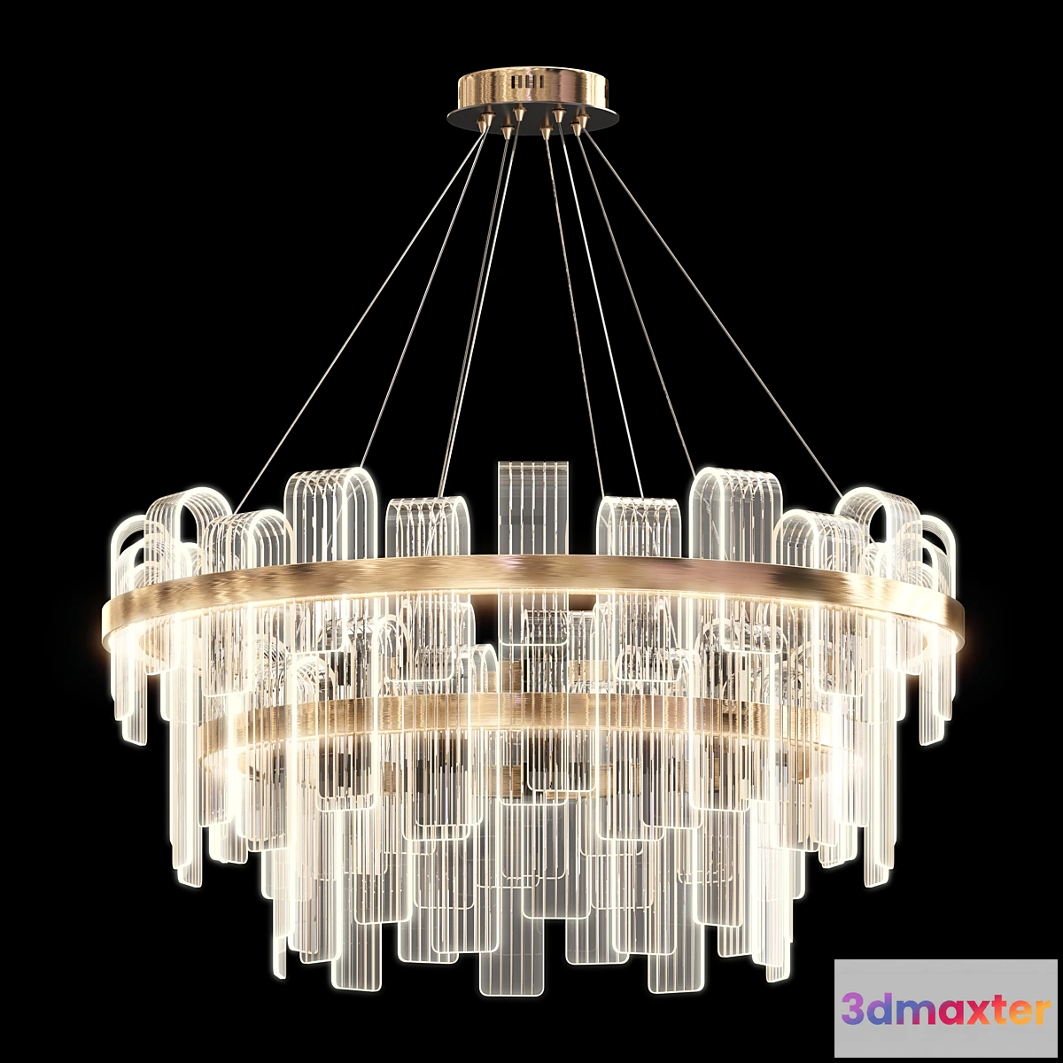 1477244 - Modern round led Chandelier 06 3D Max