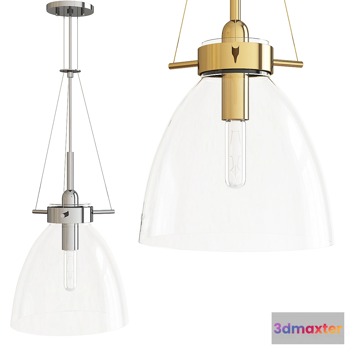 1477442 - Castelli pendant light 3D Max