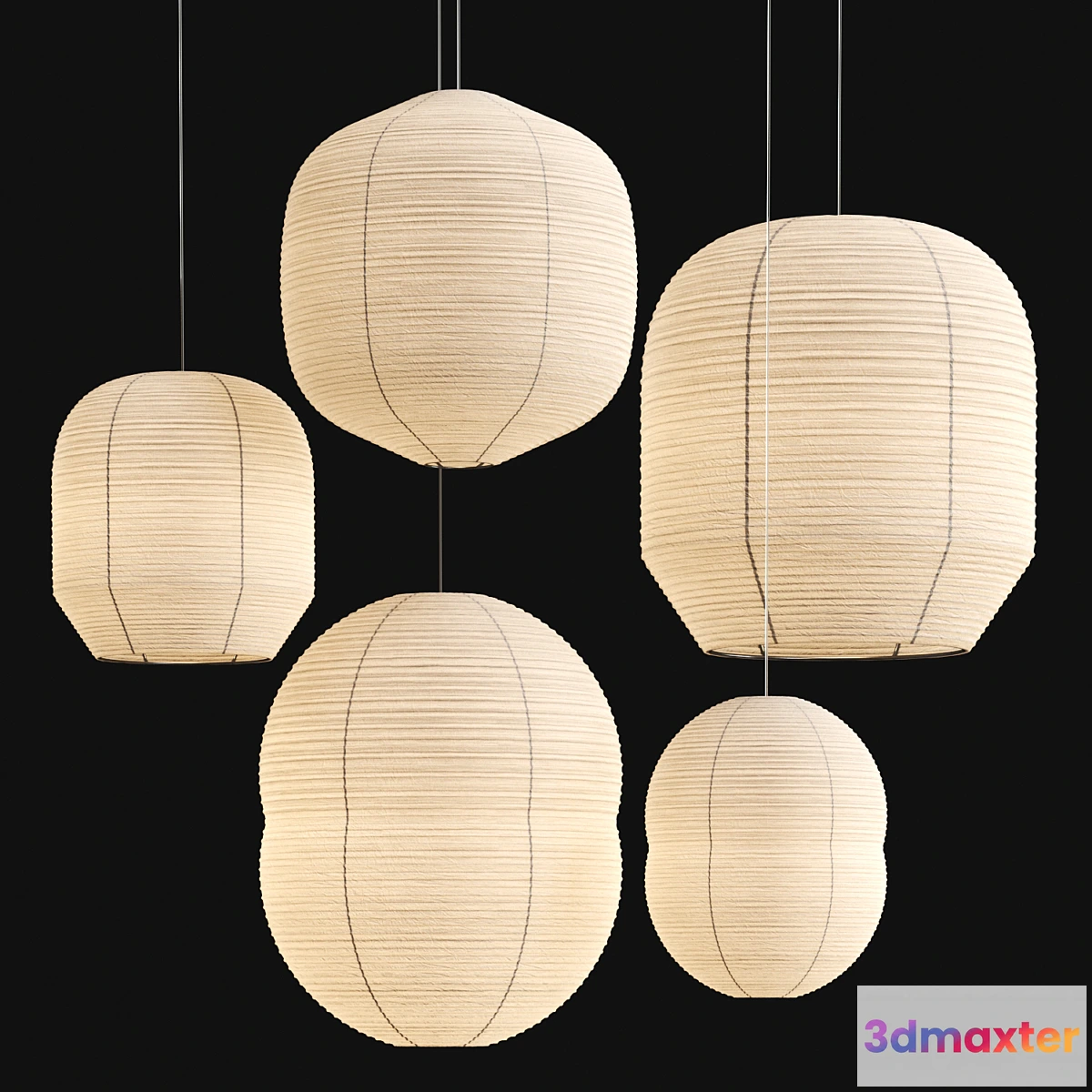 1477682 - Paper Lanterns by Hotaru 3D Max