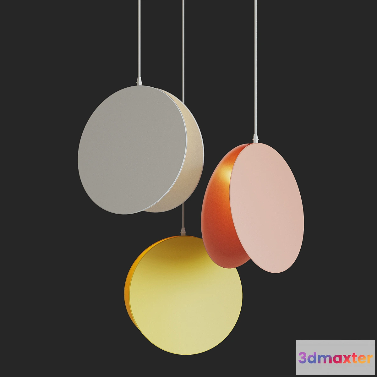 1477964 - Pendant lamp North Pendant Light by e15 3D Max