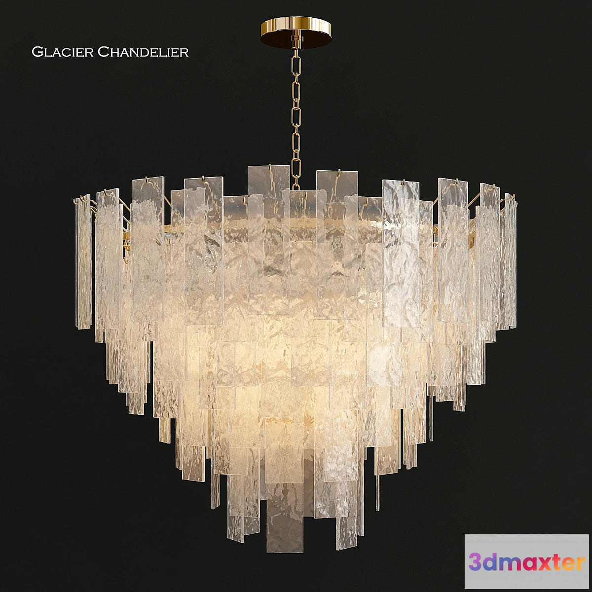 1478128 - Glacier chandelier 3D Max