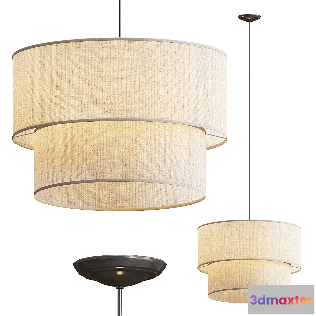 1478836 - Cloth Pendant Light 3D Max