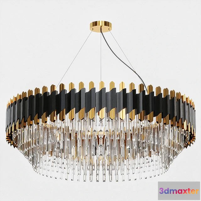 1537910 - Luxury Crystal Chandelier Modern Suspension 3D Max