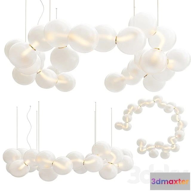 1537990 - Mathieu Lehanneur Pearls Chandelier 3D Max