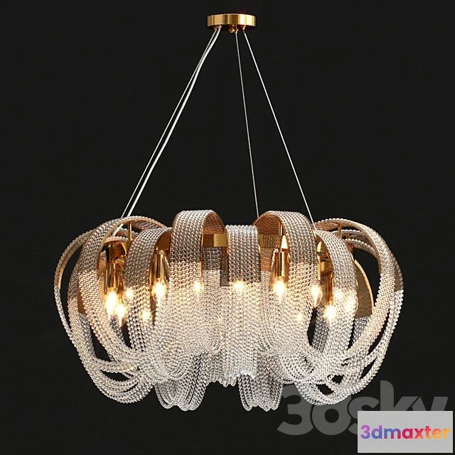 1538606 - Pelagia Crystal round chandelier 3D Max